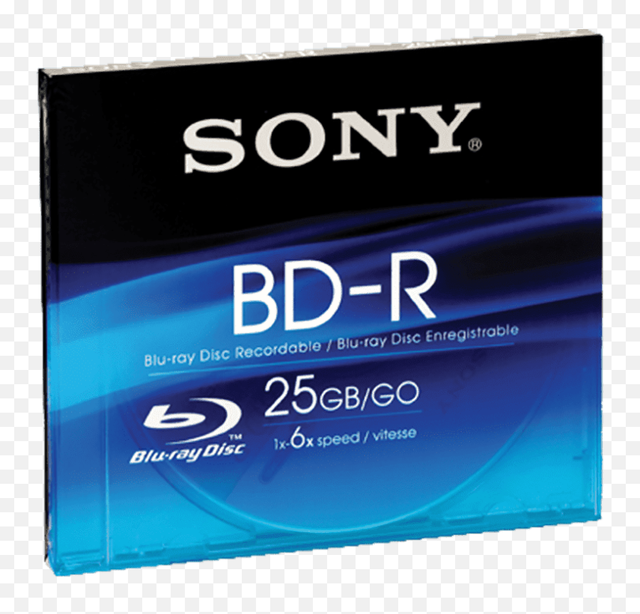 25gb Blu - Ray Disc Write Once Sony Png,Bluray Logo