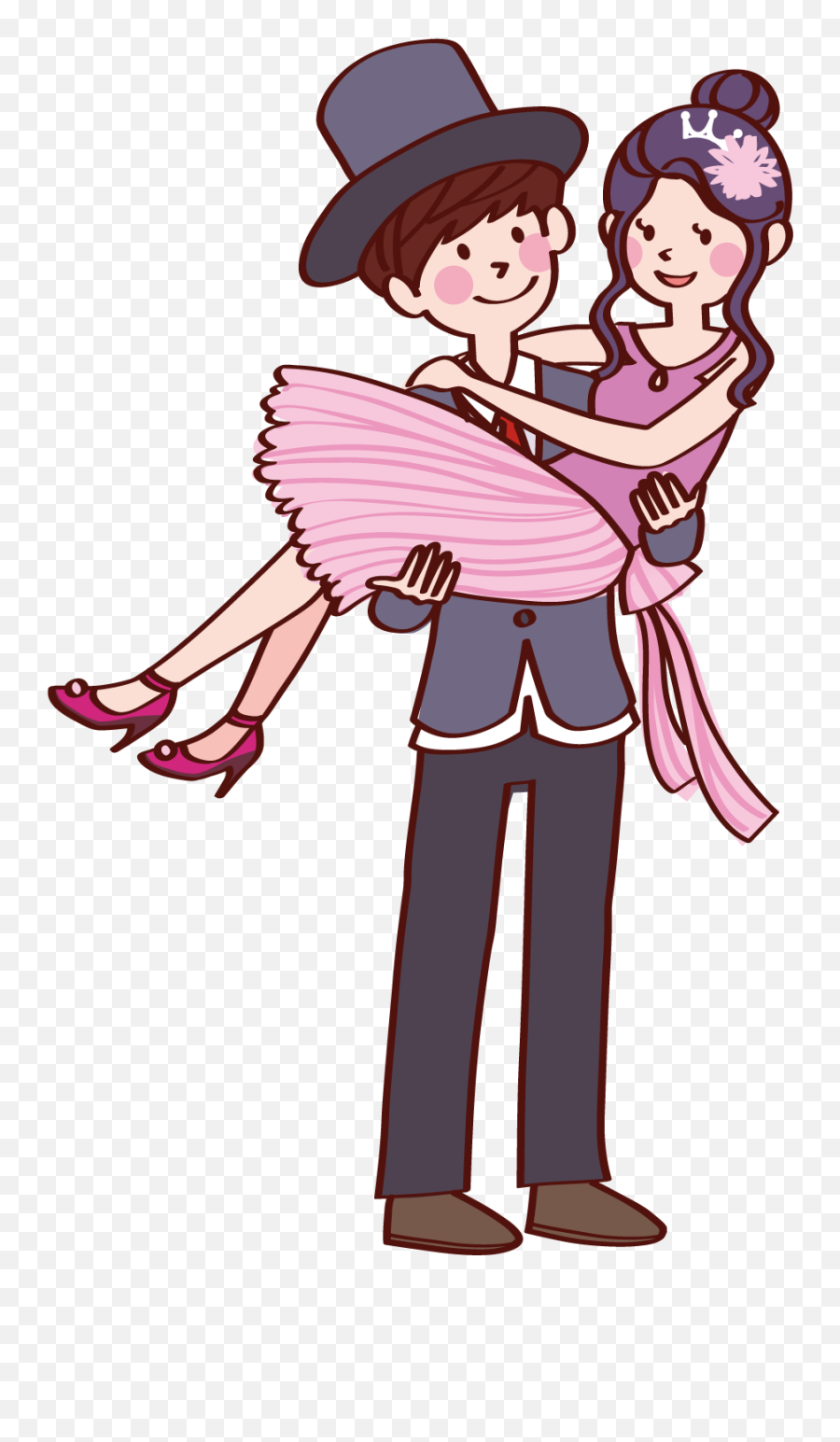 Couples Clip Fall In Love - Cute Couple Image Animated Png Cute Love Couple  Cartoon,Happy Couple Png - free transparent png images 