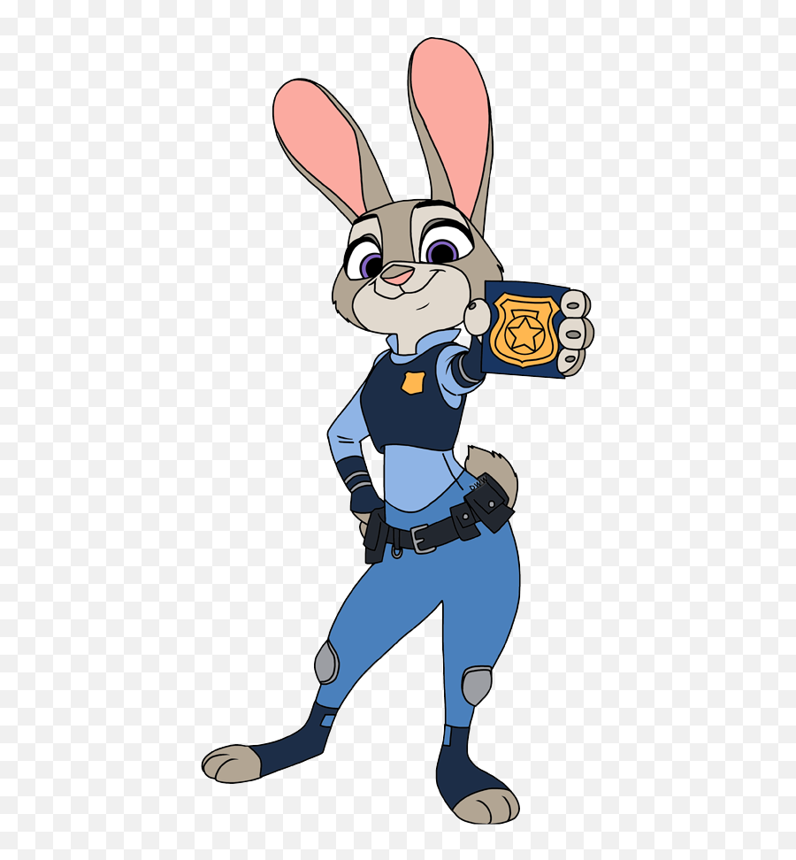 Disney Zootopia Clip Art Image - Judy Hopps How To Draw Zootopia Characters Png,Zootopia Png