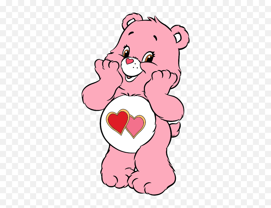 Caring Care Bears Andusins Clip Art Images Cartoon Png 2 - Pink Care Bear Png,Cartoon Png