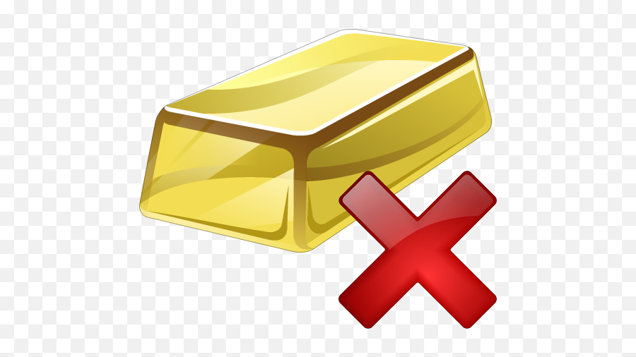 Gold Bar Icon Png - Icon Delete Key,Gold Icon Png