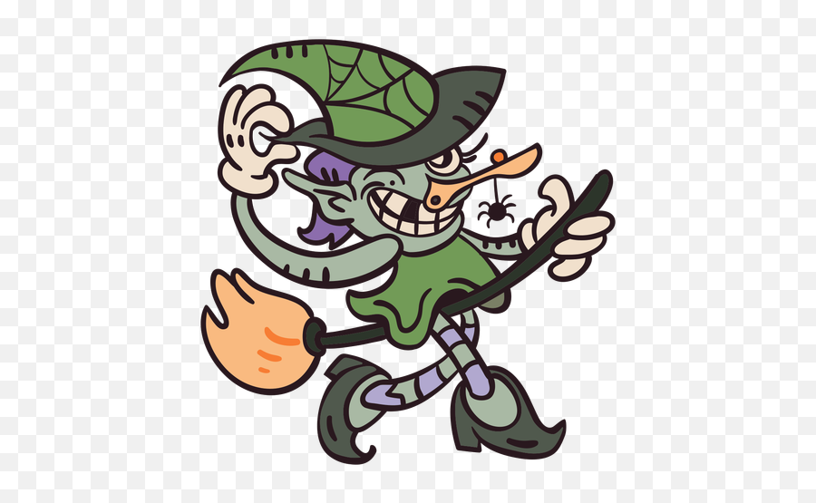 Scary Witch Cartoon - Transparent Png U0026 Svg Vector File Clip Art,Scary Png
