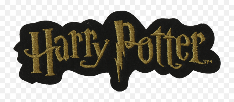 Harry Potter Logo Embroidered Patch - Embroidered Harry Potter Patch Png,Harry Potter Logo Transparent