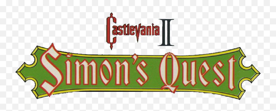 Castlevania Simons Quest Png - Castlevania Ii Quest Logo,Castlevania Png