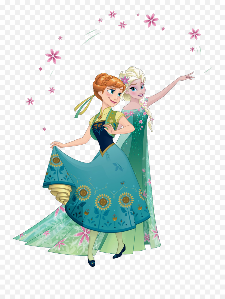 Library Of Elsa Holding Snowflake Svg - Frozen Fever Elsa And Anna Drawing Png,Frozen Characters Png