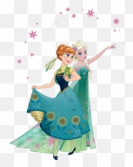 Library Of Elsa Holding Snowflake Svg - Frozen Fever And Anna Drawing png