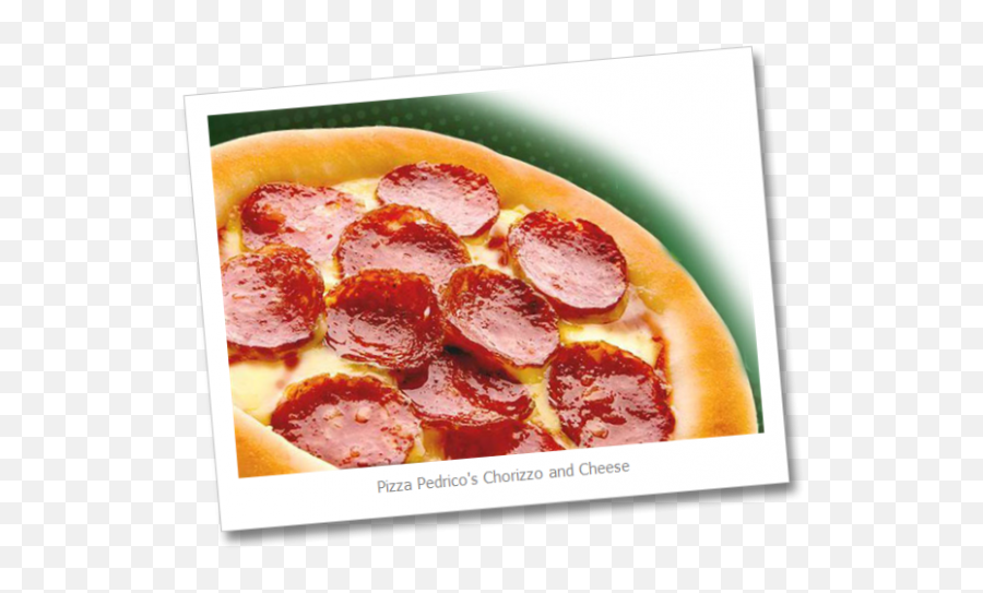 Download Hd Pizza Pedricos Chorrizo And Cheese - Pizza Pizza Pedricos Pizza Png,Ham Png