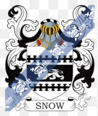 Snow Family Crest Coat Of Arms And Name History - Arms Of Watson Of Rockingham Castle Png,John Snow Png