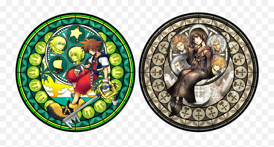 Index Of 2018 Uploadskhux05 - All Kingdom Hearts Stained Glass Png,Stained Glass Png