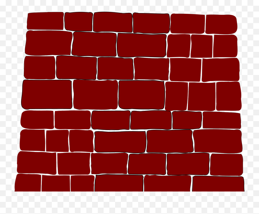 Red Brick Wall Svg Vector Clip Art - Svg Clipart Brick Wall Clipart Png,Brick Pattern Png