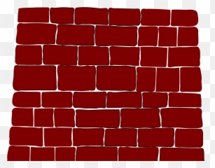 Red Brick Wall Svg Vector Clip Art - Clipart png