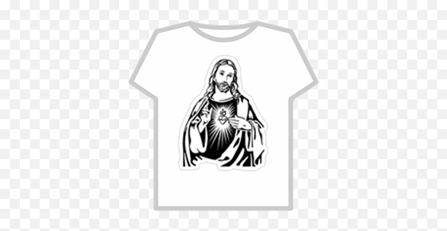 Jesus Christ - Roblox Sacred Heart Of Jesus Clipart Png,Jesus Christ Transparent