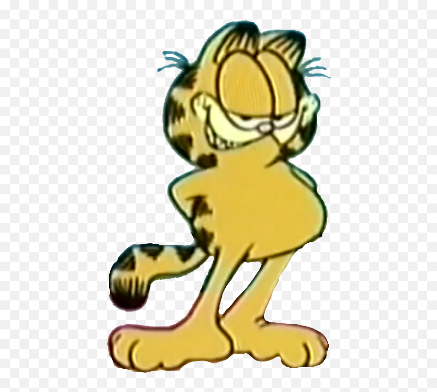 Scary Smile Garfield Png From The 2001 - Cartoon,Garfield Png