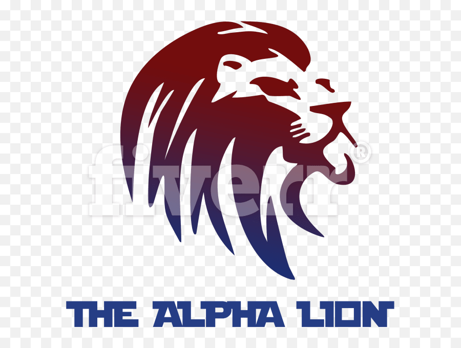Logo Alpha Lion Full Size Png Download Seekpng - Graphic Design,Lion Png Logo
