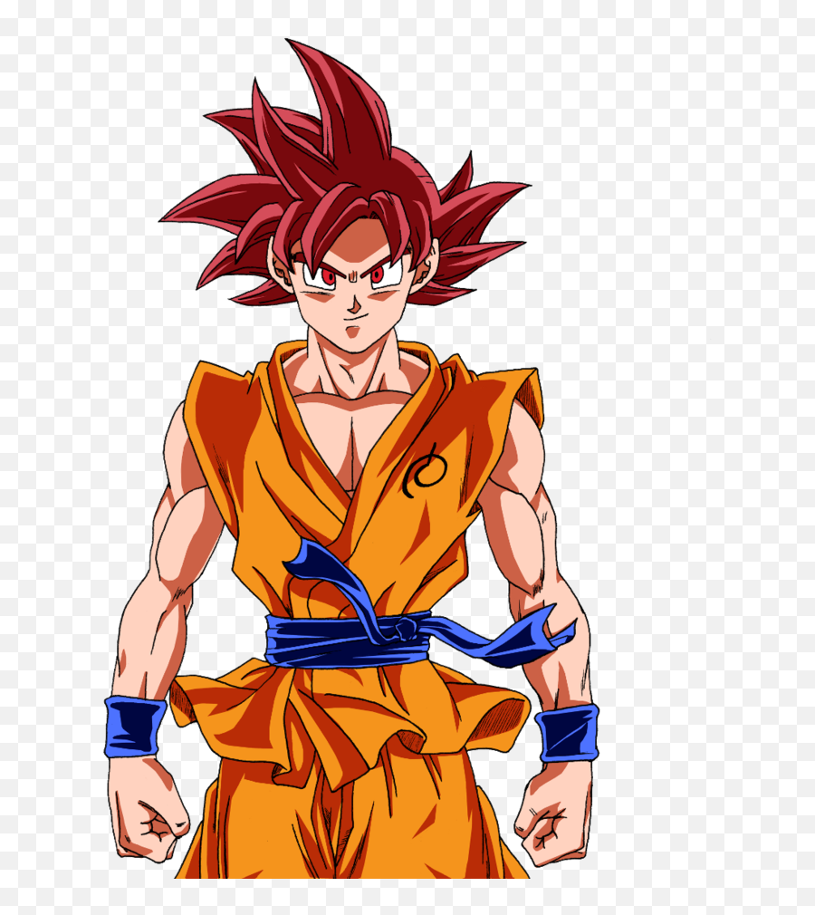 Goku Ssj God - Dragon Ball Z By Kayngfx Son Goku Ssj God Png,Super Saiyan  Goku Png - free transparent png images 