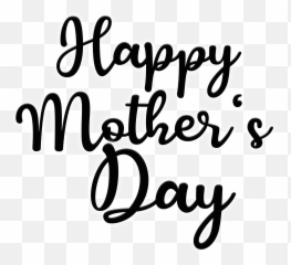 Happy Mothers Day Sticker By - Calligraphy png