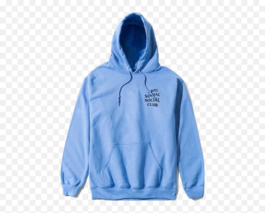 Download Anti Social Club - All Anti Social Social Baby Blue Mens Hoodie Png,Anti Social Social Club Logo