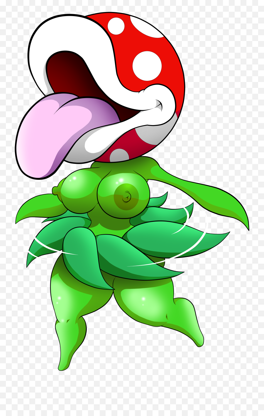 Jumping Piranha Plump By Thegeckoninja - Mario Jumping Piranha Plant Png,Piranha Plant Png