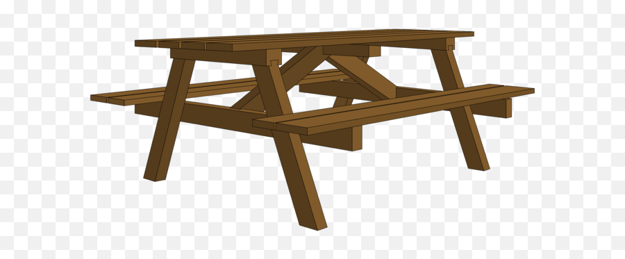 Angle Wood Outdoor Table Png Clipart - Png Clipart Picnic Table,Outdoor Table Png
