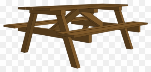 Angle Wood Outdoor Table Png Clipart - Png Clipart Picnic Table,Outdoor Table Png