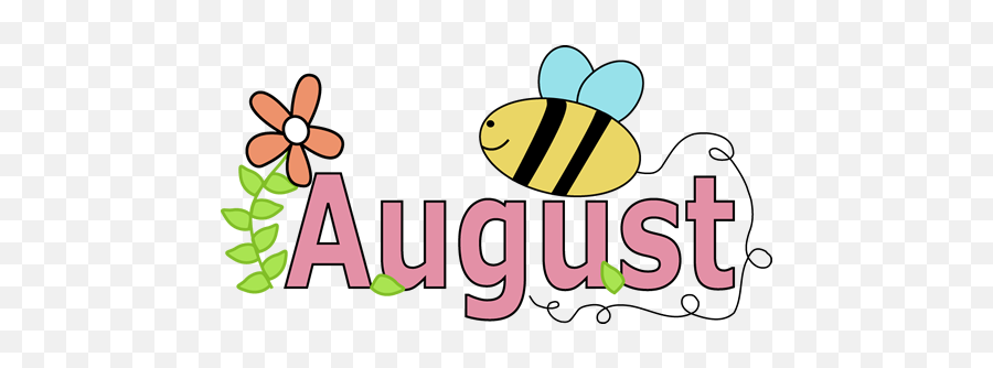 August 20clipart Free Clipart Images - Months Of The Year August Png,August Png