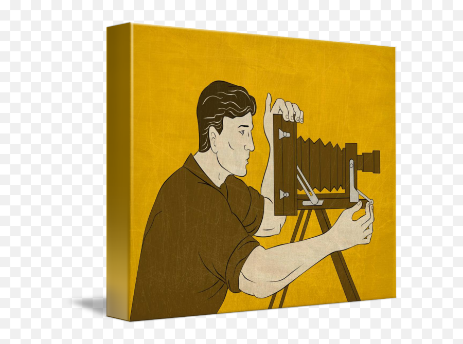 Cameraman Vintage Movie Camera Shooting By Aloysius Patrimonio - Carpentry Png,Cameraman Png