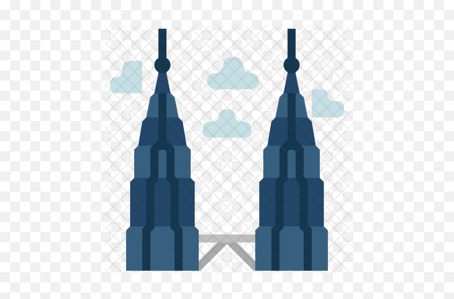 Petronas Twin Towers Icon Of Flat Style - Malaysia Kuala Lumpur Landmark Png,Twin Towers Png