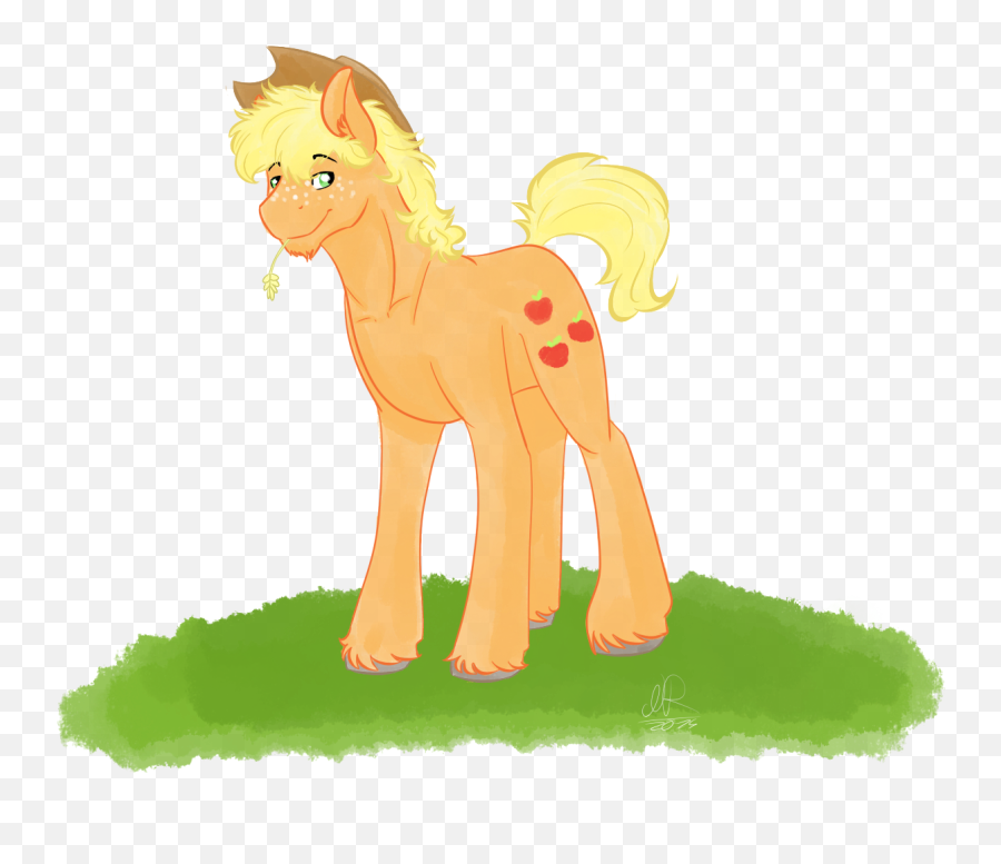 R63 Applejack Drawing By Natschkareksio Dragoartcom - Fictional Character Png,Applejack Png