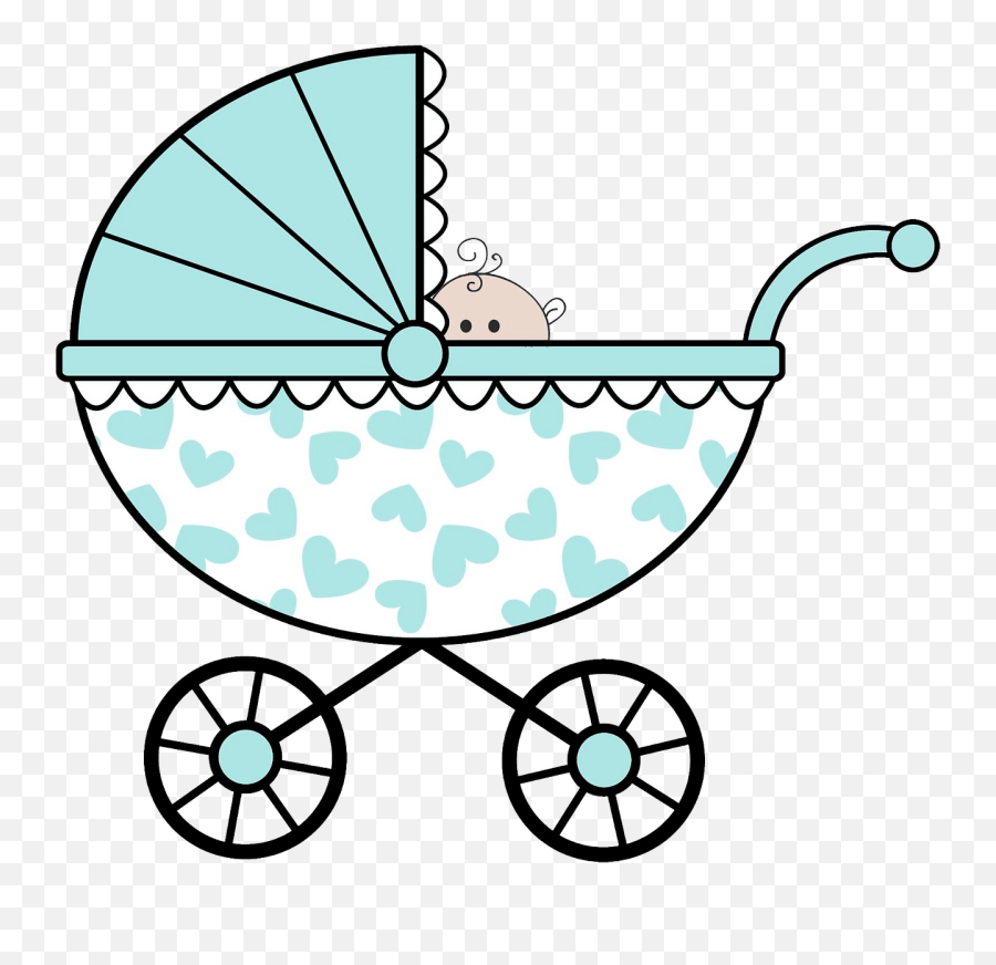 Baby In Carriage Clipart Free Download Transparent Png - Baby Stroller Clipart,Carriage Png