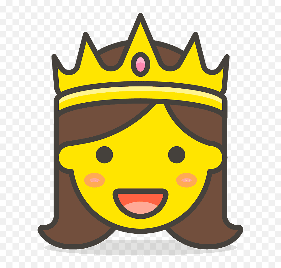 Princess Emoji Clipart Free Download Transparent Png - Cartoon Police Officer Face Clipart,Crown Emoji Png