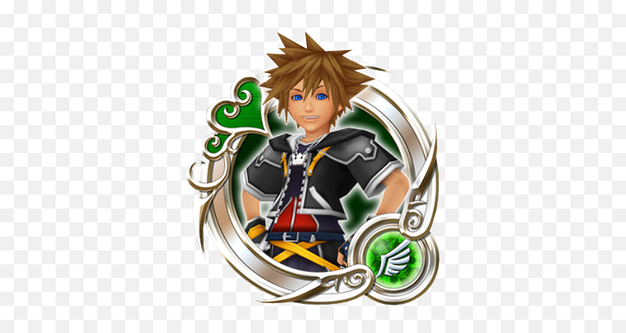 Kh Ii Sora A - Disney Infinity Kingdom Hearts Png,Kingdom Hearts 2 Logo
