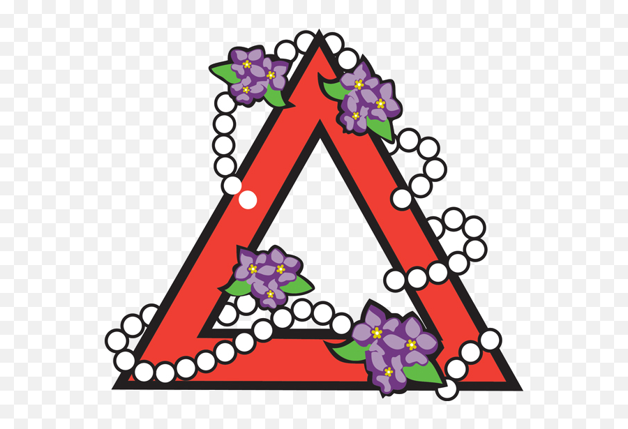 Delta Sigma Theta Violet Png Image With - Delta Sigma Theta Pearls,Delta Sigma Theta Png