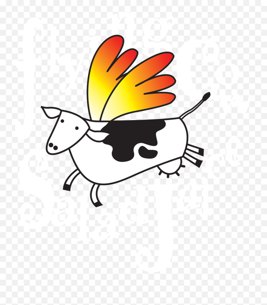 Flying Cow Png Transparent