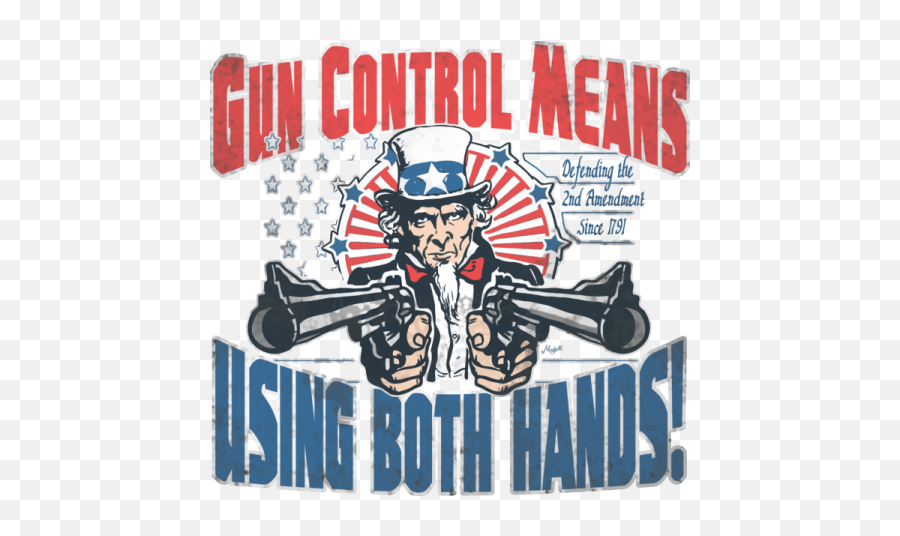 Download Hd Uncle Sam 2nd Amendment Gun Rights - Uncle Sam Holding A Gun Png,Yosemite Sam Png