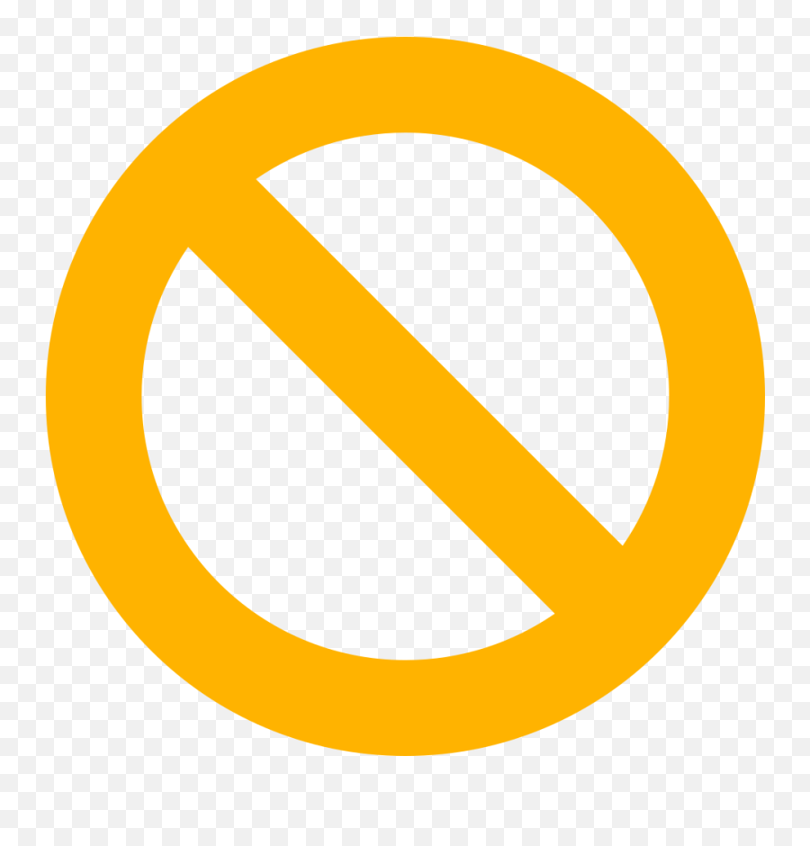 Eo Circle Amber Not - Vertical Png,Not Allowed Png