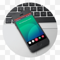 Online Screen Sharing Made Simple - Camera Phone png