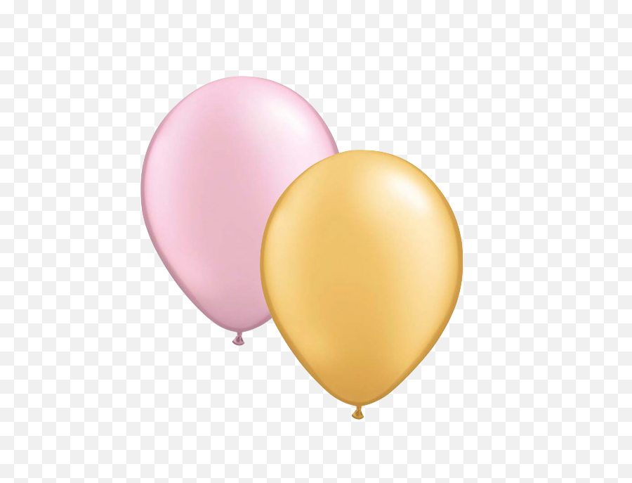 Gold Balloon Transparent Png Clipart - Gold And Pink Balloon Png,Gold Balloon Png