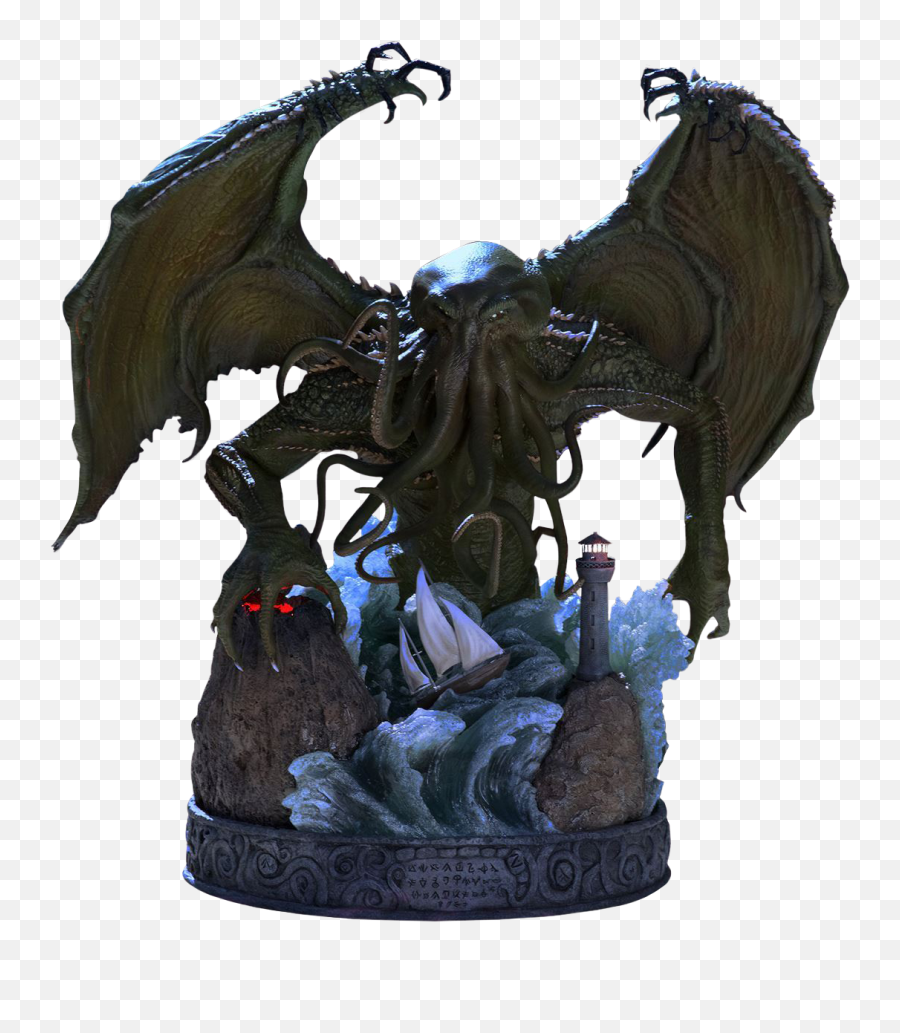 Cthulhu Png - Lovecraftu0027s Cthulhu Cthulhu Statue By Pop Dragon,Cthulhu Icon Png