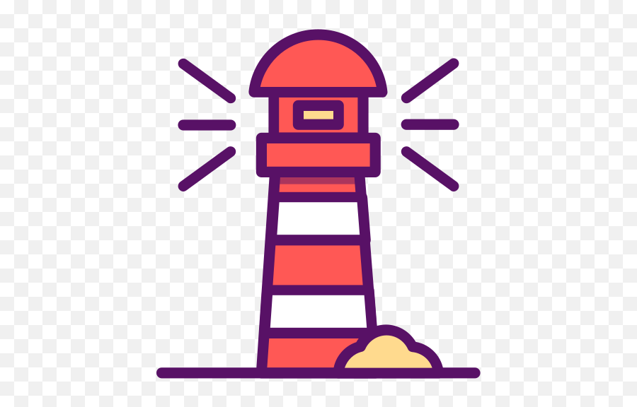 Lighthouse Free Icon Of Summer Holidays - Faro Icon Png,Lighthouse Icon Png