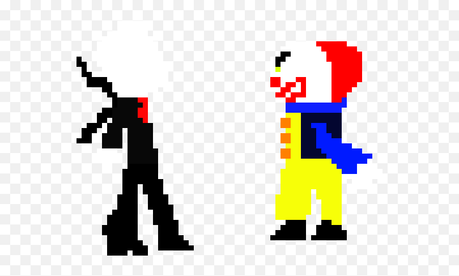Pixel Art Gallery - Pennywise And Slenderman Png,Pennywise Lgbt Icon