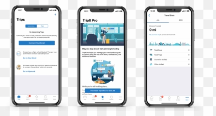 Tripit App - Vertical png