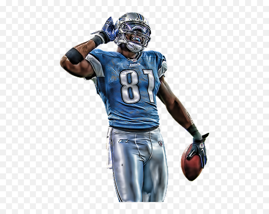 Football Player Png Clipart Hq Free - Detroit Lions Players Png,Madden Png