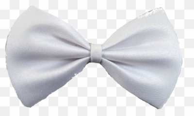 All Solid Color Bow Ties Png Image - White