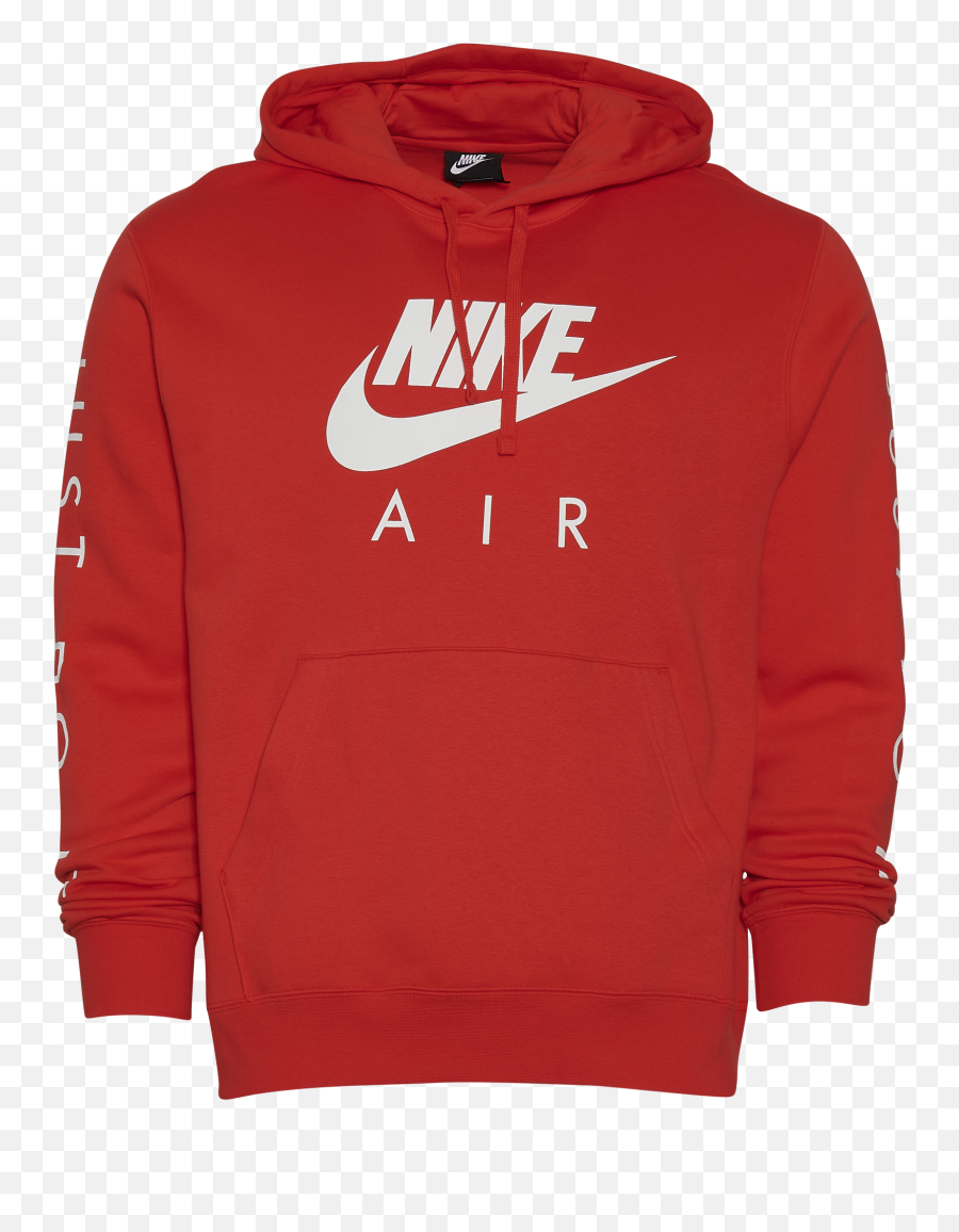 Mens Nike Jdi Fleece Hoodie In Redwhite - Nike Sb Png,Nike Sb Icon Crew Fleece