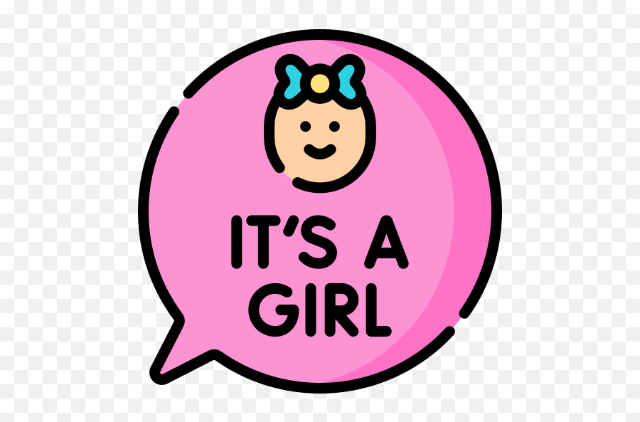 Its A Girl - Free Communications Icons A Girl Icon Png,Girly Icon Pack