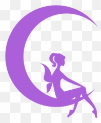 Fairy Relaxing - Free Vector Silhouette png