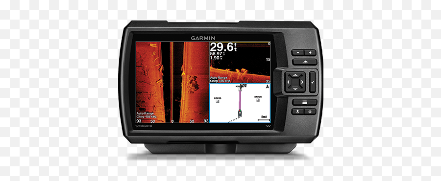 Garmin Striker 7sv Review - Fishfindersinfo Garmin Striker Side View Png,Icon Merc Deployed