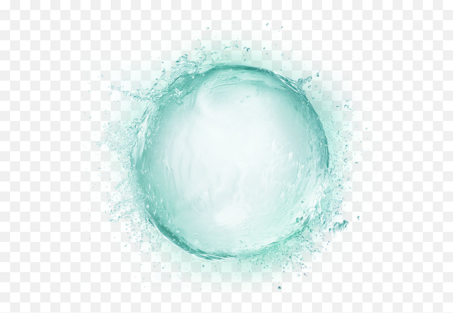 Elements Droplets Effect Water Green Fresh Icon U2013 Free Png - Water Round Splash Png,Elements Icon