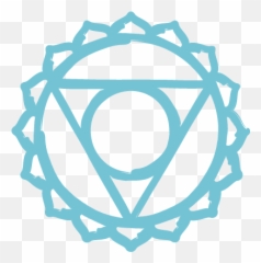 Crystals By Chakra - The Council Throat Symbol png