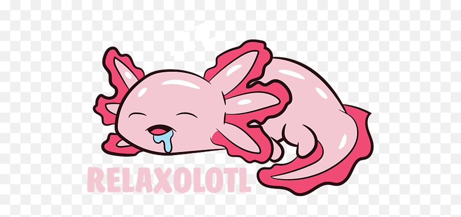 Cute Axolotl Lover Mexican Salamander Relaxolotl Beach Towel - Napsalotl Png,Salamander Icon